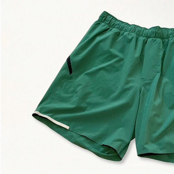 Lululemon Surge Short 6" Teal Lagoon Green Men’s Running Shorts Size M - Picture 6 of 14